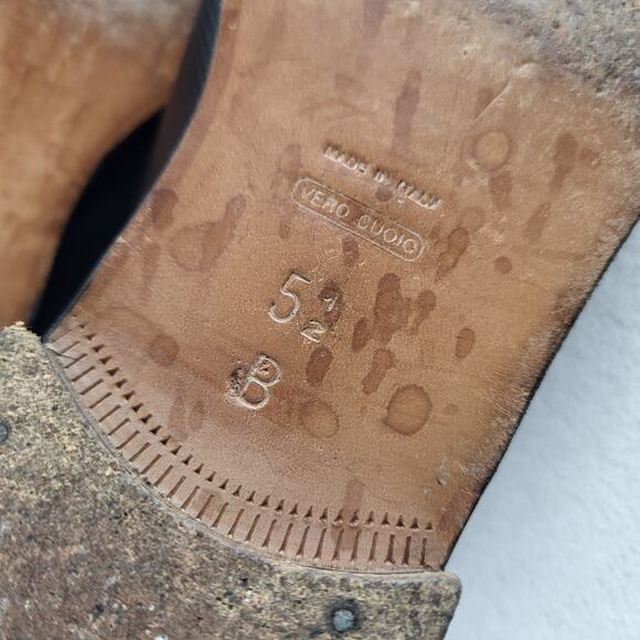 Bottega Venetta MP Vintage Black Leather Slip On Trainers Penny Loafers | 5.5 - Picture 13 of 16